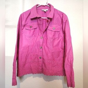 JM Collection 🩷 Pink Jean Jacket